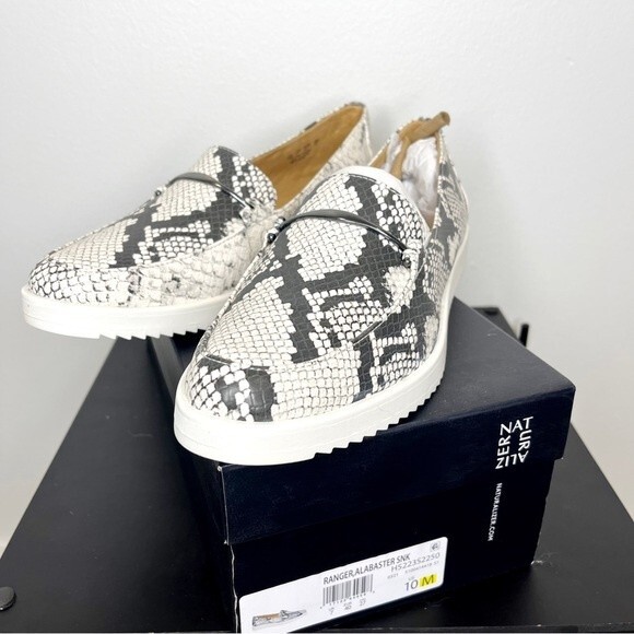 Naturalizer Monochrome Snake Print Loafers - Picture 6 of 7